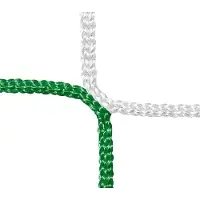 Huck Fussballtornetz-Paar aus PP 4 mm 80 x 150 cm grün weiß