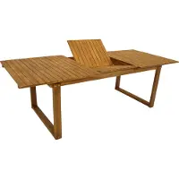 Degamo Gartentisch Ausziehtisch SANTIAGO 180/240x100cm, Akazie geölt, wetterfest