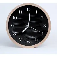 Tulup Holzuhr 20fi cm wanduhr - zen-Steine