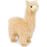 Semo Plüschtier Alpaka 33cm beige, Kuscheltier Stofftiere Plüschtiere Lama Lamas Alpakas