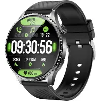 Lixada Smart Watch für Männer Frauen BT Call mit 1.56'' Bildschirm Gesundheit Schlaf Überwachung 50+ Sport Modi Schwarz