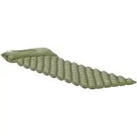 Markenlos Ultraleichte aufblasbare Campingmatte mit Kissen - Einzel-Luftmatratze für platzsparenden Komfort - Langlebiges, leichtes Equipment für Outdoor-Abenteuer - Waldgrün