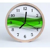 Tulup Holzuhr 30fi cm wanduhr - Abstrakte Kunst