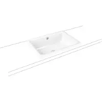 Kaldewei CAYONO S Aufsatzwaschtisch, 3189, 580 x 415 mm, 913606000001, Farbe: Weiß