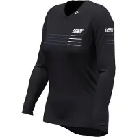 Leatt Damen Langarm Jersey MTB Gravity 4.0 , Schwarz, XL