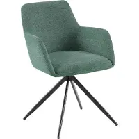 DELUKE Esszimmerstuhl PELON - Stoff Grün 56x62x81 cm | Essstühle Esszimmerstühle Küchenstühle Wohnzimmerstühle