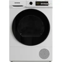 Heinner HHPD-V9T1CH, Freistehend, Frontlader, Wärmepumpe, Weiß, Tasten, LED
