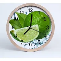 Tulup Holzuhr 20fi cm wanduhr - Limette
