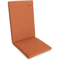 Kettler Herlag Sunny Hochlehner-Auflage 123x50x4 cm – wetterfest, wasserfest & UV-beständig – waschbarer Bezug mit Reißverschluss – Orange