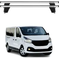 Menabo Dachträger Grundtäger für Opel Combo D 2011-2018 75kg Alu Silber 2 tlg