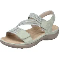 Rieker Riemchensandale Sommerschuh, Sandalette, Keilabsatz, mit Gummizügen