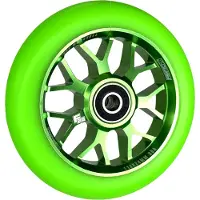 Fantic26 Spy7 Stunt-Scooter Rolle 110mm Abec11 Grün/Pu Grün