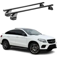 Menabo Dachträger Grundtäger für Mercedes GLE C292 2015-2019 75kg Stahl Schwarz