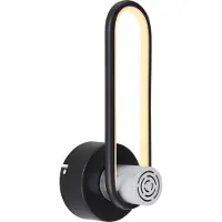Globo Lighting Wandleuchte Aluminium schwarz matt, LED