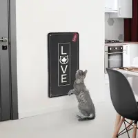 Canadian Cat Company Kratzteppich für Katzen · anthrazit · 80 x 40 cm · mit Wandbefestigung