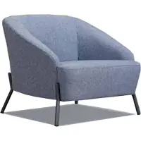AEA Grauer Textilsessel r Wohnzimmer Relaxsessel Edler Loungesessel