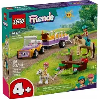 LEGO 42634 – Friends – Pferdeanhänger für Pferd und Pony