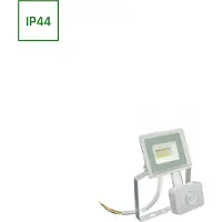 Spectrum NOCTIS LUX 3 LED Fluter Außenleuchte mit Bewegungsmelder 10W IP65/IP44 4000K Weiß