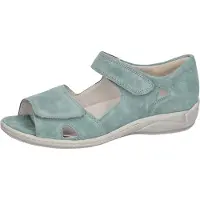 Waldlaufer Komfort Sandalen Damen 31373530323636 Türkis 38 1/2 EU