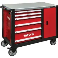 YATO YT-09002, Stahl, Rot, 6 Schublade(n), 1 Schublade(n), 600 kg, 25 kg