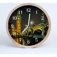 Tulup Holzuhr 20fi cm wanduhr - London