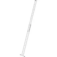 MUNK Günzburger Steigtechnik Sprossen-Schiebeleiter 2tlg. mit Standard-Traverse 2 x 18 Sprossen - 020818