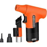 Douself 2 in 1 Handstaubsauger Gebläse 150W 130.000 U/min Ventilator, 6 Gang und Stufenlose Geschwindigkeitsregulierung Turbofan, Industrieventilator, Typ-C