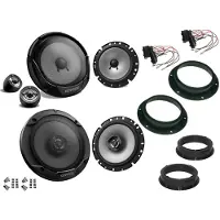 DSX Kenwood Lautsprecher Set für Skoda Yeti 5L Baujahr 2009-2017 Tür vorne und hinten 600 Watt