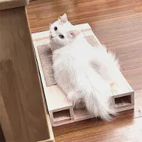 Markenlos Stuhl für Katzen – Spielbegleiter aus Holz | Kupplungssitz für Kätzchen männlich weiblich mit kurzen Beinen | für Katzen aller Größen Wohnzimmer Balkon