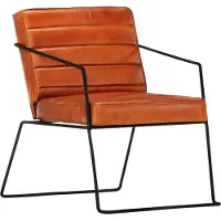 Prolenta Maison Exclusive - Sessel Hellbraun Echtleder