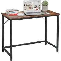 Vasagle Schreibtisch Computertisch 100 x 50 x 75 cm schmaler Bürotisch vintage