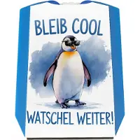 Speecheese Pinguin mit Sonnenbrille Bleib cool Parkscheibe