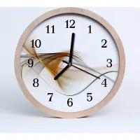 Tulup Holzuhr 30fi cm wanduhr - Abstrakte Kunst