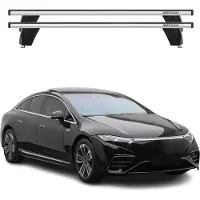 Omac Menabo Dachträger Grundtäger für Mercedes EQS V297 2021-2025 75kg Alu Silber 2x