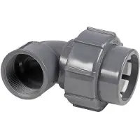 Peraqua IBG FlexFit Übergangswinkel 90° Winkel Klemm d 63 x 2'' Innengewinde