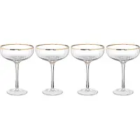Butlers Champagnerschale GOLDEN TWENTIES 4er-Set