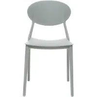 Miliboo - 2 Design-Stühle Grau Polypropylen ANNA