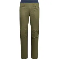La Sportiva - Kletterhose – Herren – Roots Pants M - Roots Pants M Cypress/Night Sky für Herren aus Baumwolle - Größe XL - Khaki
