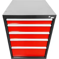 Paulimot Schubladenschrank 725 x 750 x 1.000 mm (B x T x H) mit fünf Schubladen