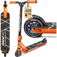 RE:SPORT Stunt Scooter REVO PRO für Kinder & Erwachsene mit Ständer | Profi Stuntroller 110mm PolyurethanWheels & Y-Bar | Stuntscooter Kickscooter ABEC 9 Kugellager | Tretroller Trickroller