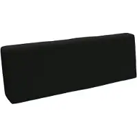 Pokar Palettenkissen Palettenauflagen mit abnehmbarem Bezug Palettensofa, Größe:Rückenkissen 120 x 40, Farbe:Schwarz