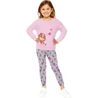 United labels Paw Patrol Jogginganzug für Mädchen Skye Jogger Loungeset Pullover mit Hose Rosa/Grau 98-104