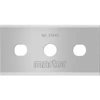 MARTOR 10 x INDUSTRIEKLINGE, Ersatzklingen Cuttermesser, Sicherheitsmesser, 22 mm, Scharf, 4-fach Nutzbar, NR. 37040