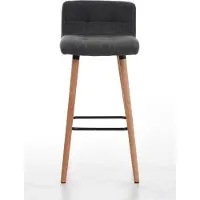 CLP 2er Set Barhocker Lincoln Stoff natura hellgrau