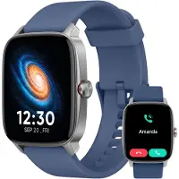 Oukitel YMZ Smartwatch 185 Inch Fitness Tracker Bluetooth Calls AI Sprachassistent 100 Sportmodi Uhr für iOS Android