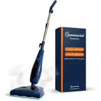 Sommertal Dampfreiniger für Böden 2-in-1 – Dampfmop mit Saugfunktion / Steam Cleaner, 1200W, 500ml Tank, elektrischer Bodenwischer, ohne Chemie