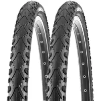 Kenda 2 FAHRRADREIFEN 47-559 26x1.75 REIFEN 26 ZOLL Semi Slick 26" Reifen Set schwarz