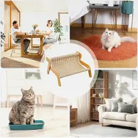 Markenlos Katzen Kratz Couch | Kratzcouch Für Katzenbabys - Vielseitiger Möbelschutz Kuscheliges Kratzmöbel Für Indoor Spielmöbel