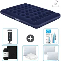 Bestway Luftmatratze - 2-Personen - 152 x 203 x 28 cm - Blau - Inklusive Zubehör