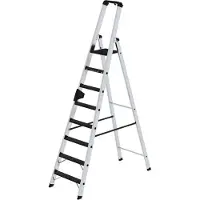 Proregal Stufen-Stehleiter 250 kg einseitig begehbar mit clip-step R13 8 Stufen
